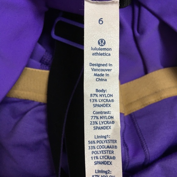 New Lululemon Run Catch Me Tank Size 6 Purple - Picture 7 of 10